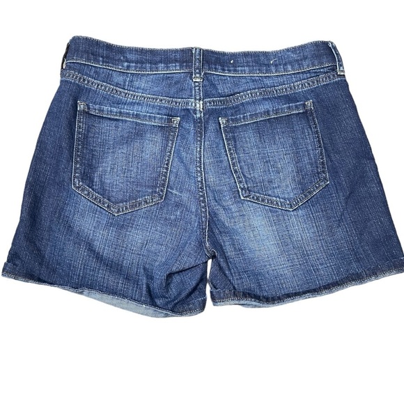 Banana Republic Premium Denim Roll up Blue Denim Shorts Medium Wash women’s 25 - Picture 6 of 15